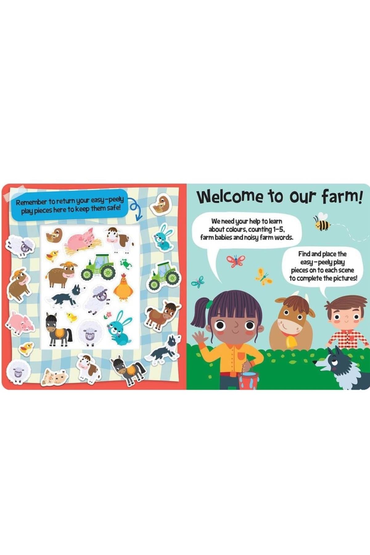 Imagine That / Easy Peely Farm - Peel-Stick-Play Çok Renkli