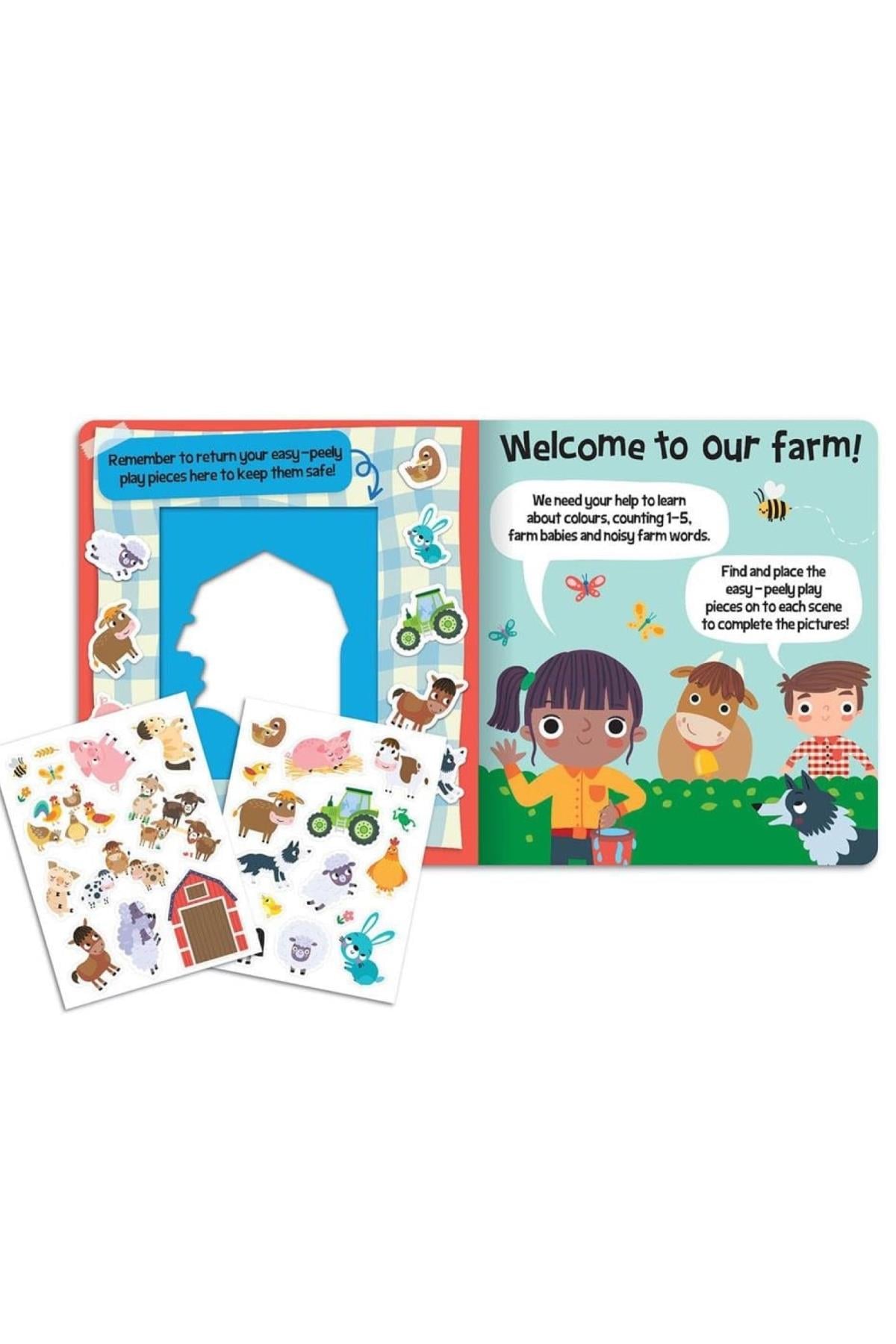 Imagine That / Easy Peely Farm - Peel-Stick-Play Çok Renkli