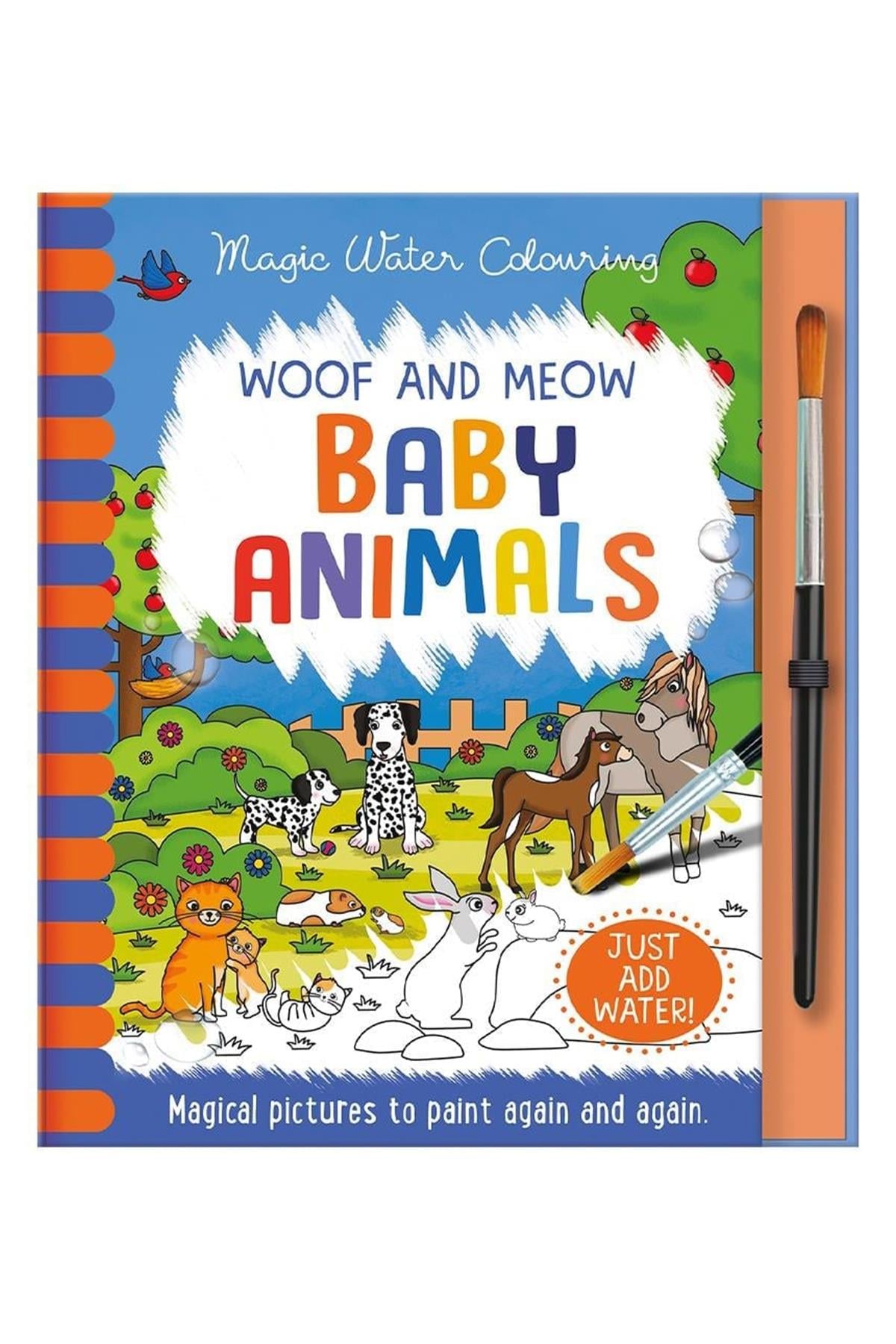 Imagine That / Magic Water Colouring - Baby Animals Çok Renkli