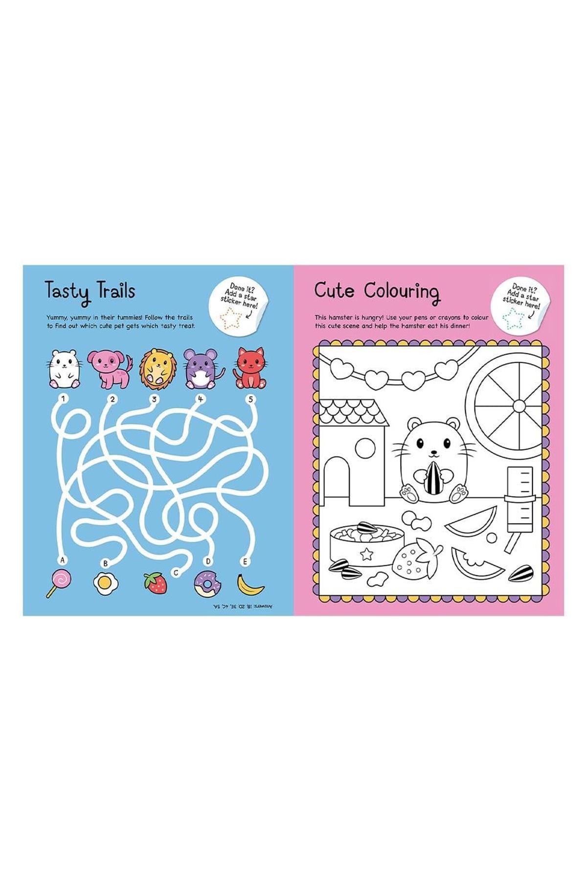 Imagine That / Puffy Stickers - Cute Pets Çok Renkli