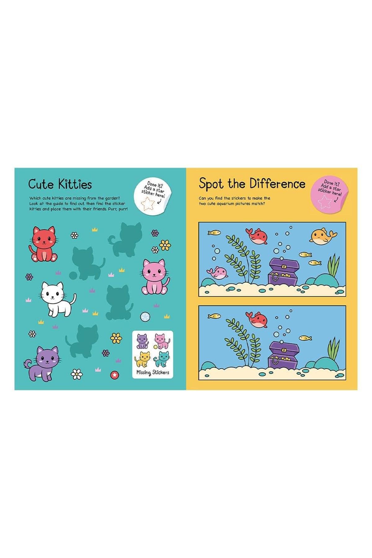 Imagine That / Puffy Stickers - Cute Pets Çok Renkli