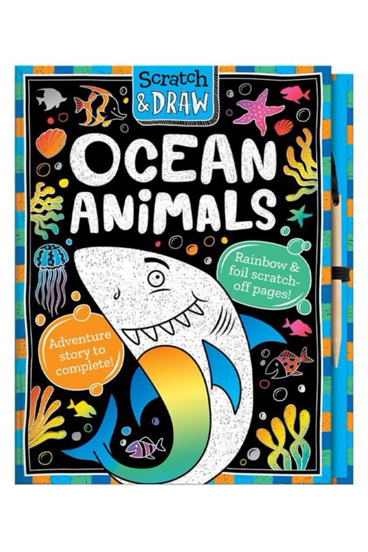 Imagine That /Scratch And Draw - Ocean Animals Çok Renkli