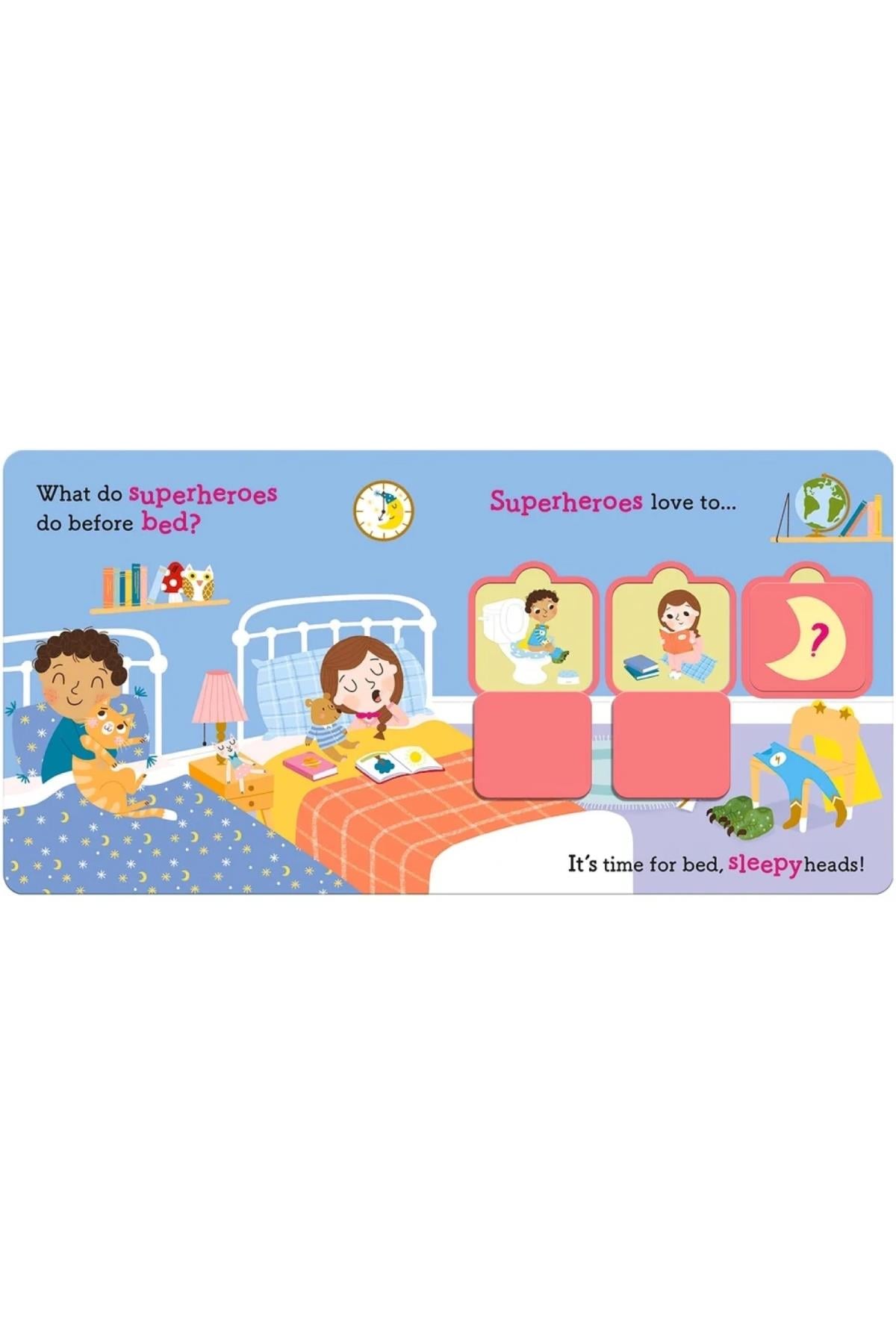 Imagine That /Superheroes Love Bedtime Çok Renkli