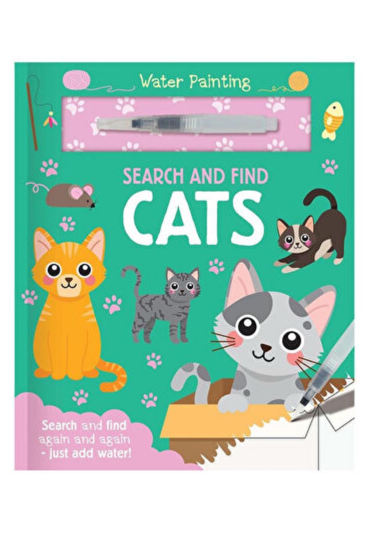 Imagine That / Water Painting Search and Find - Cats Çok Renkli