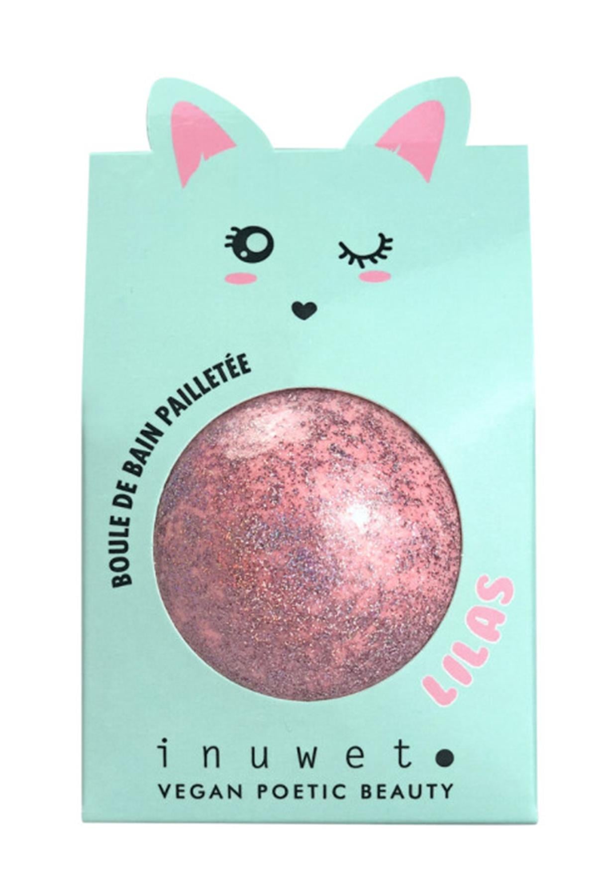 INUWET BATH BOMB GLITTER  ROSE Çok Renkli