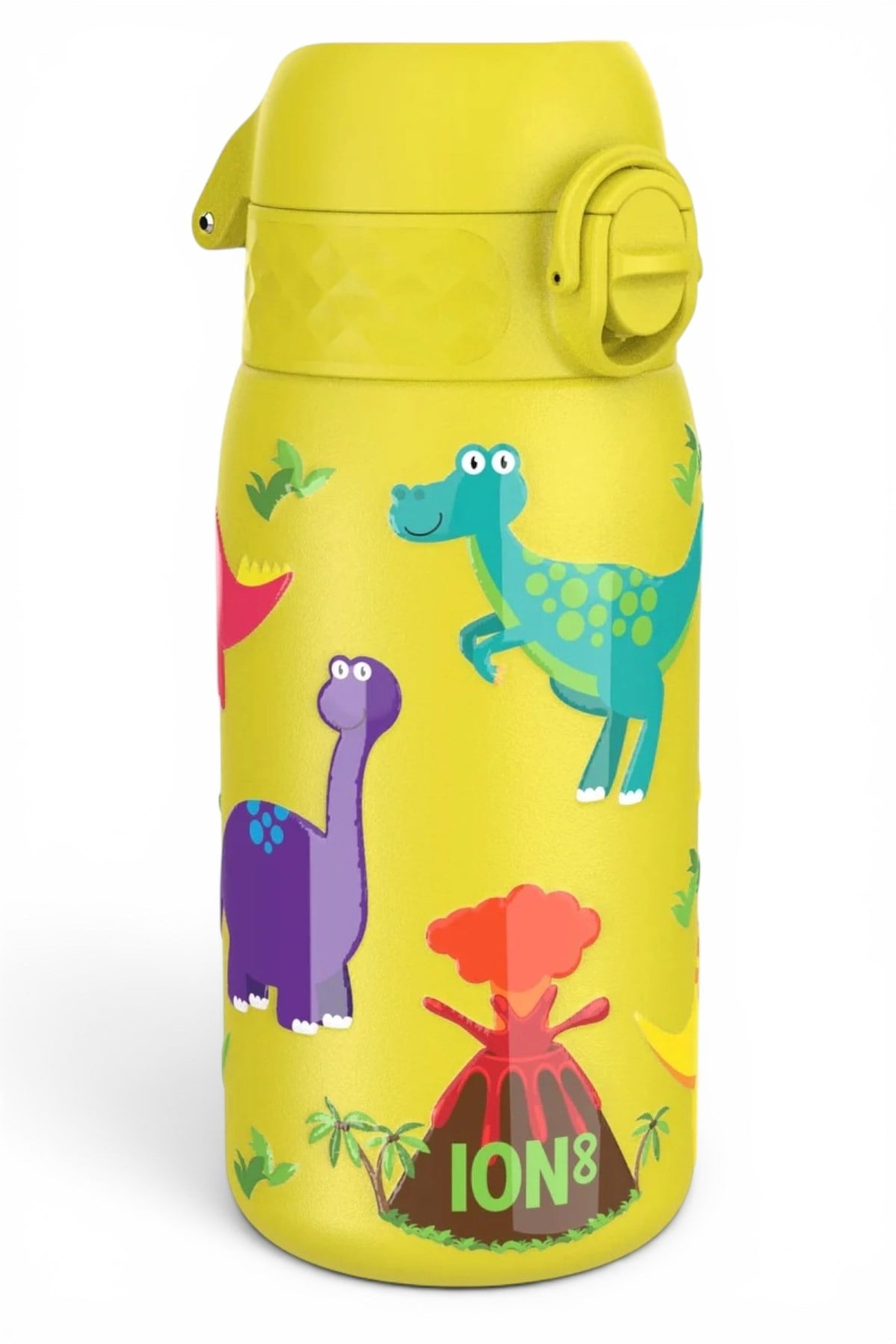 ION8 - Paslanmaz Çelik Çocuk Suluk - Dinozorlar - 400 ml - Sızdırmaz Çok Renkli