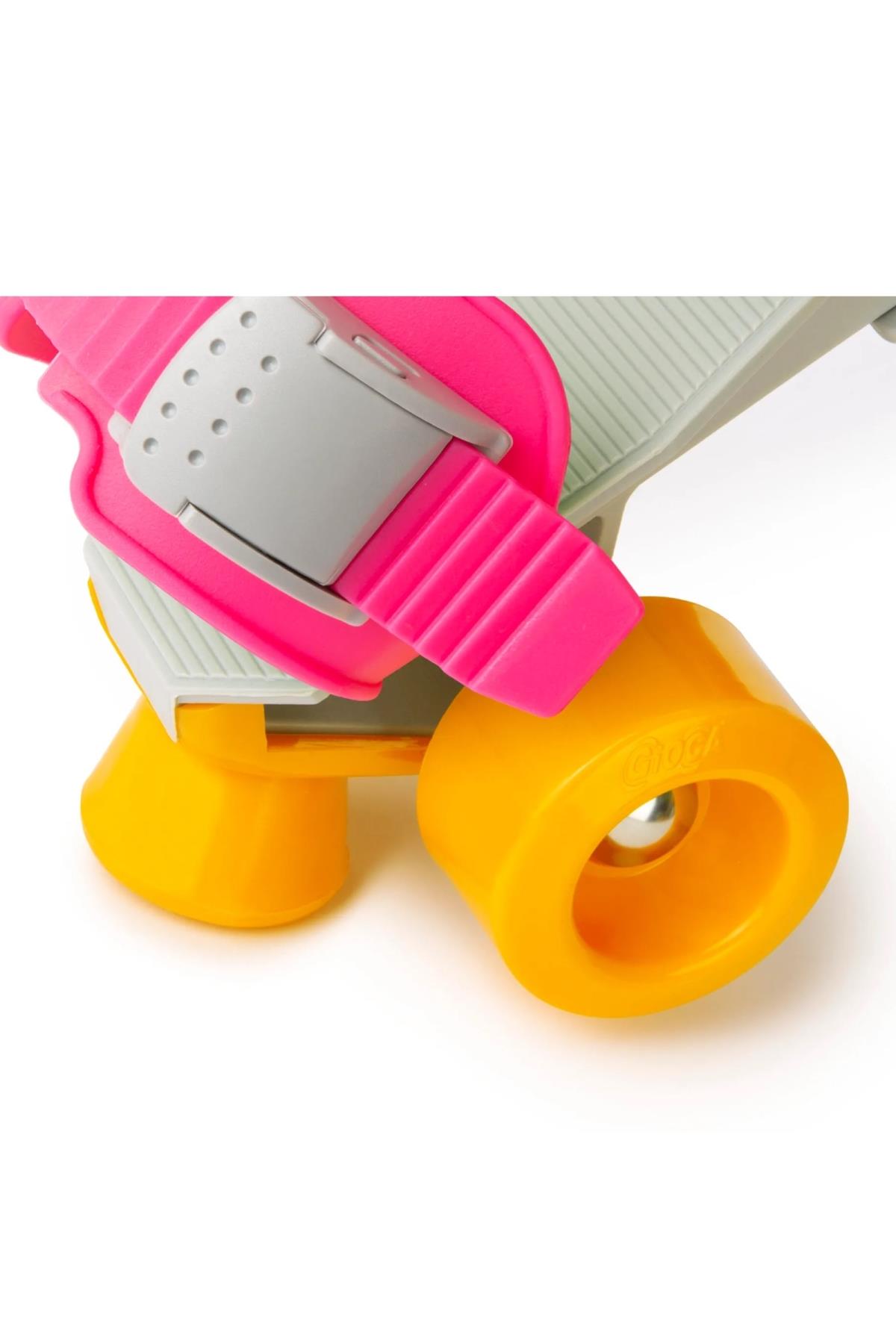 Italtrike / Kolay Giyilen Paten - Pembe 24-34 Numara Çok Renkli
