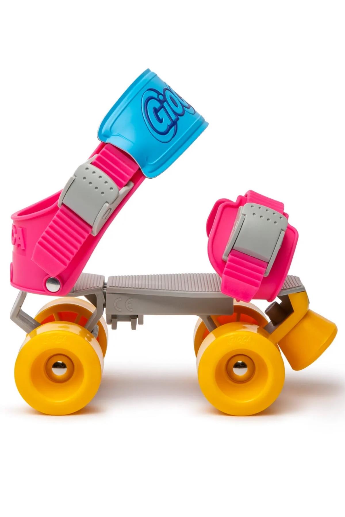 Italtrike / Kolay Giyilen Paten - Pembe 24-34 Numara Çok Renkli