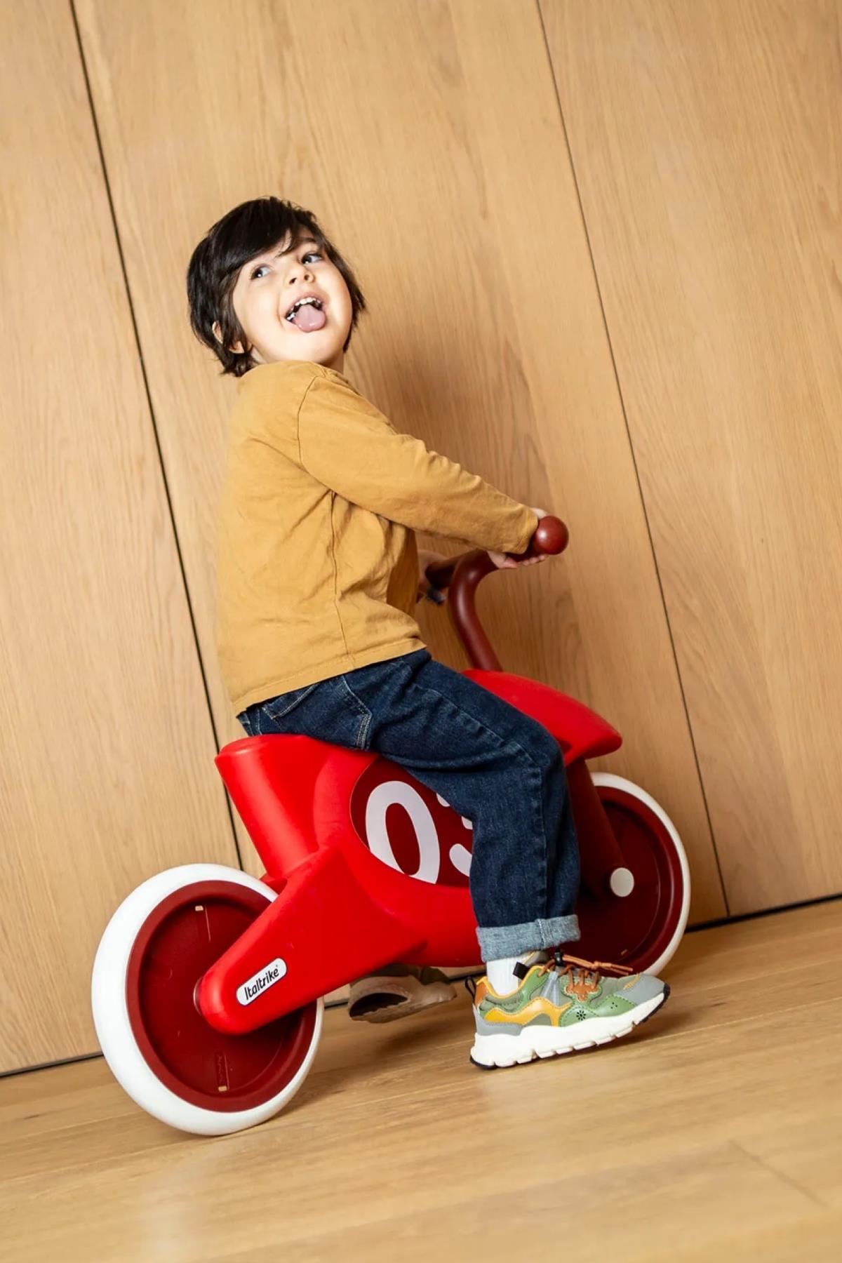 Italtrike / Valentino Denge Bisikleti - Kırmızı Çok Renkli
