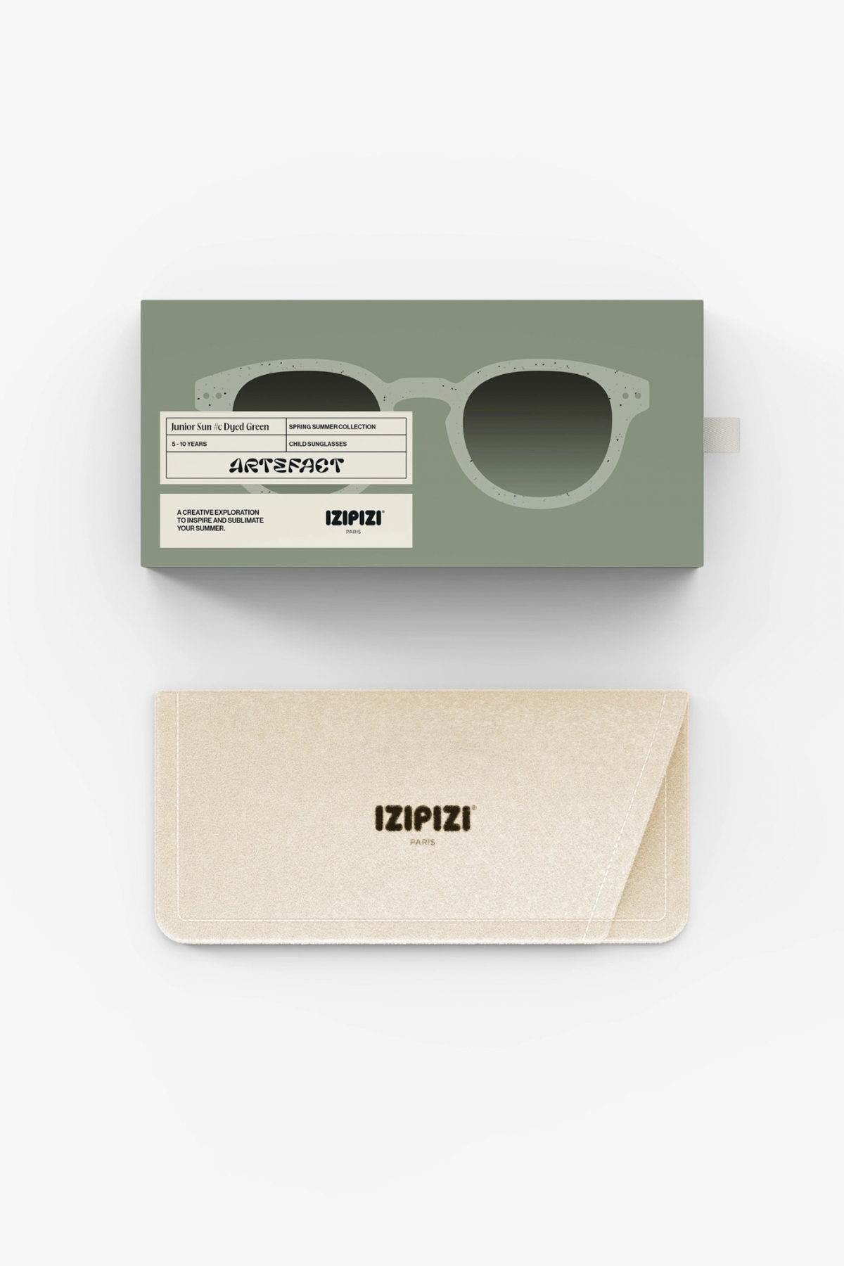 IZIPIZI SUN JUNIOR #C DYED GREEN