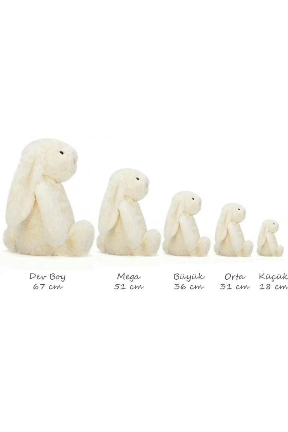 Jellycat Bashful Tavşan Orta Boy Pembe