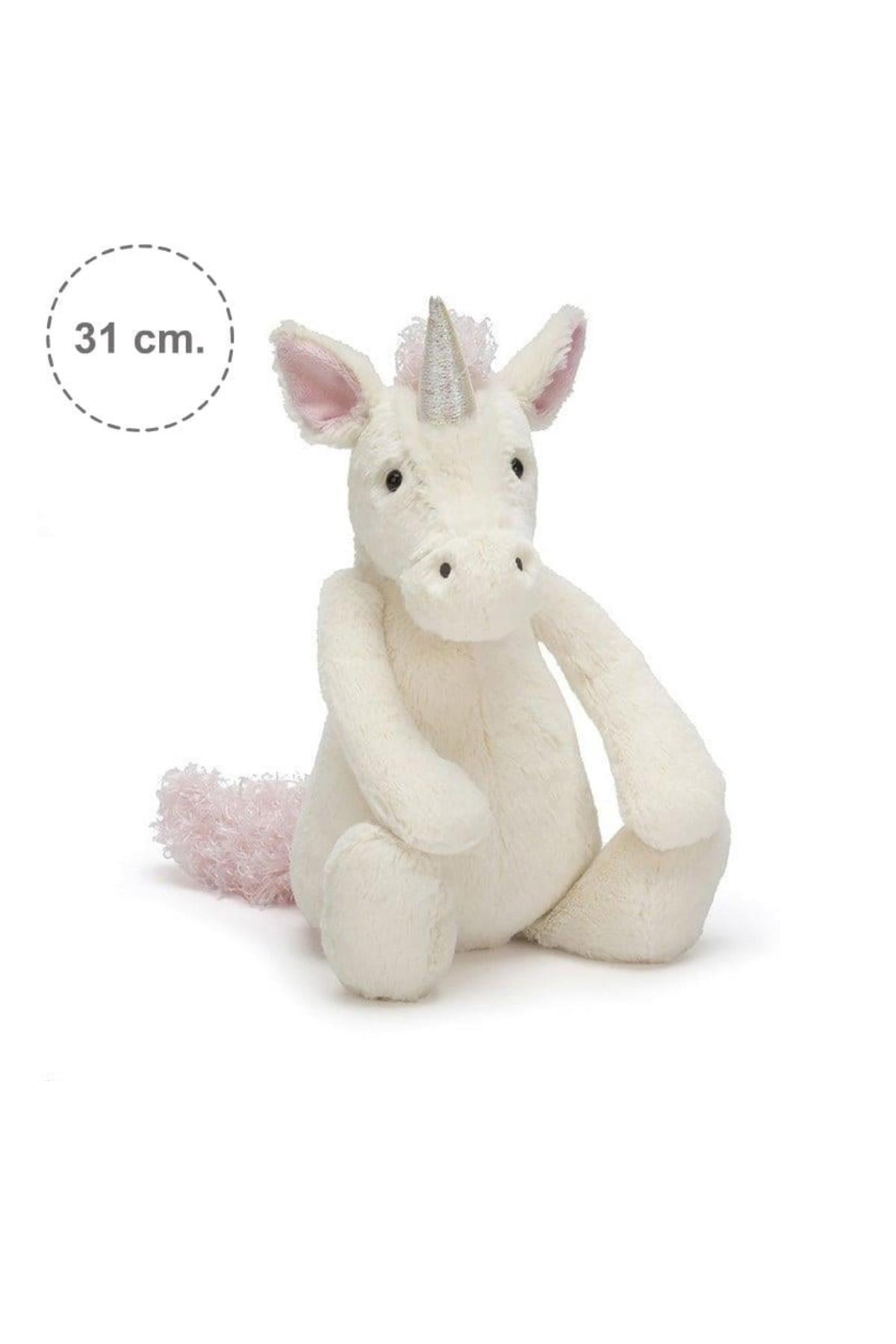 Jellycat Bashful Unicorn Orta Boy Çok Renkli