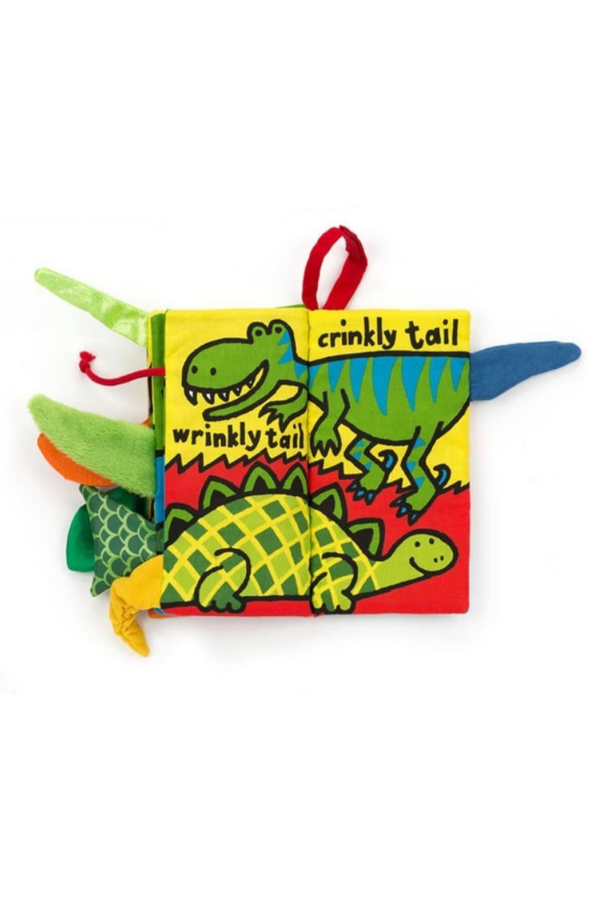 Jellycat Bez Kitap - Dino Tails Çok Renkli