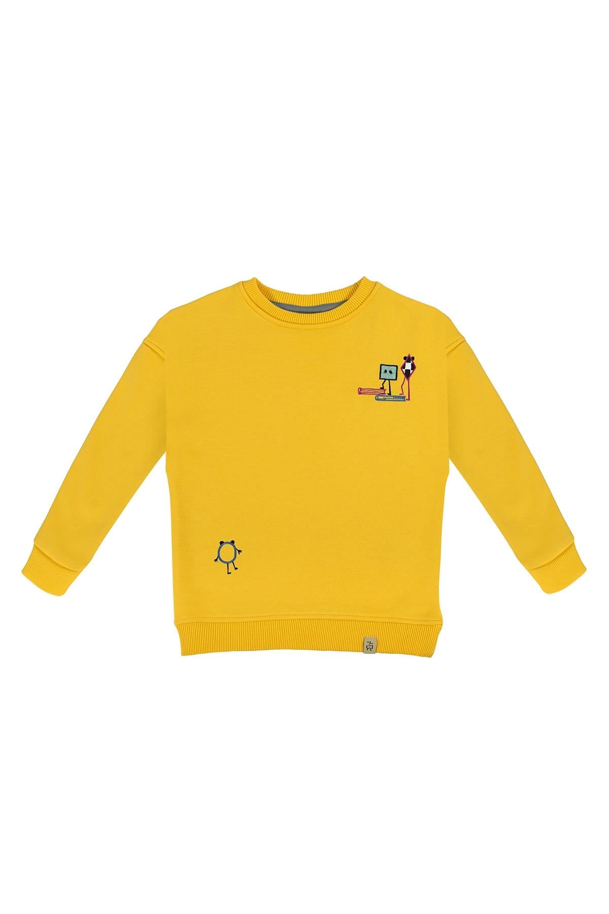 Beetle Beez / JUMPING SHAPES SWEATSHIRT Sarı