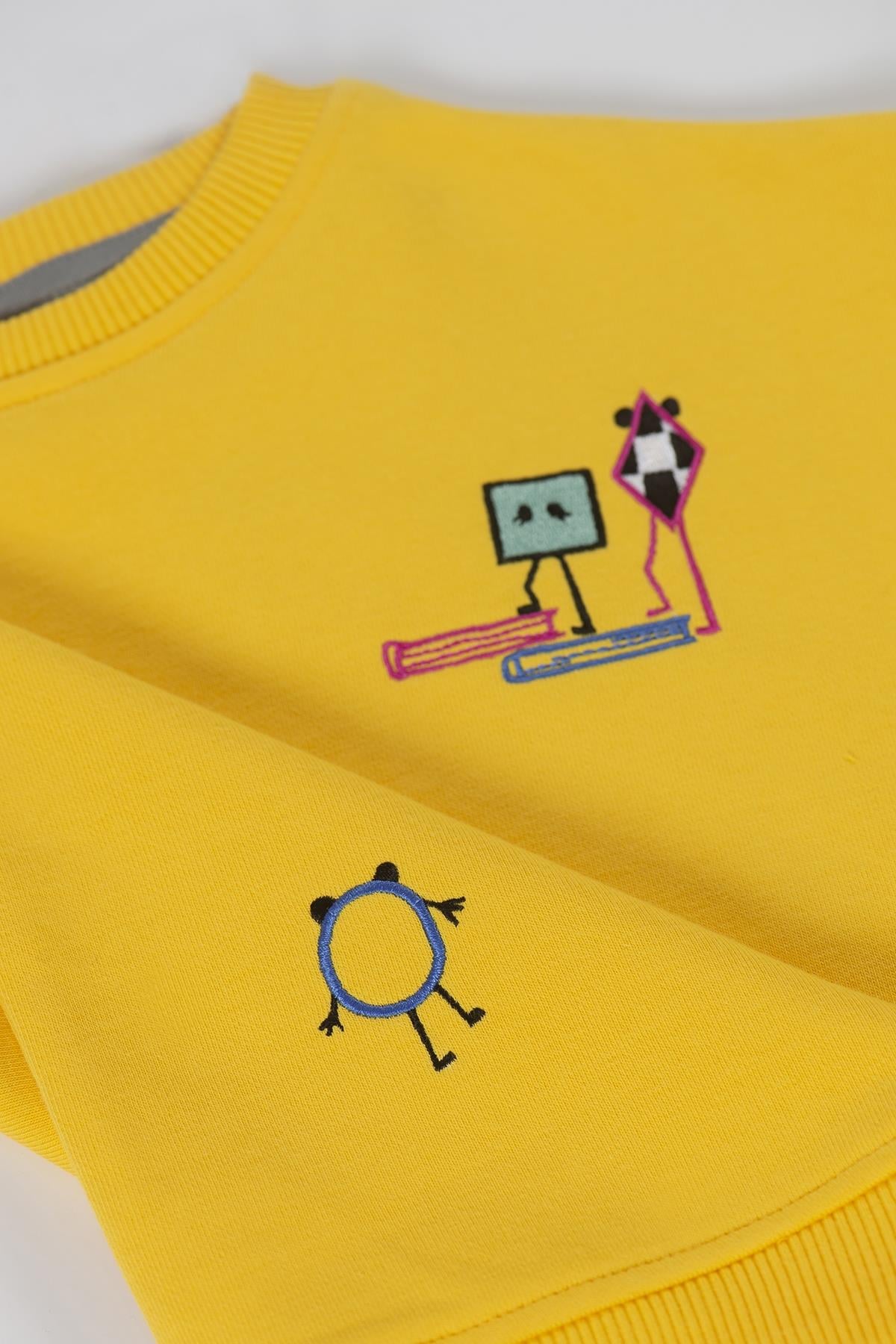 Beetle Beez / JUMPING SHAPES SWEATSHIRT Sarı