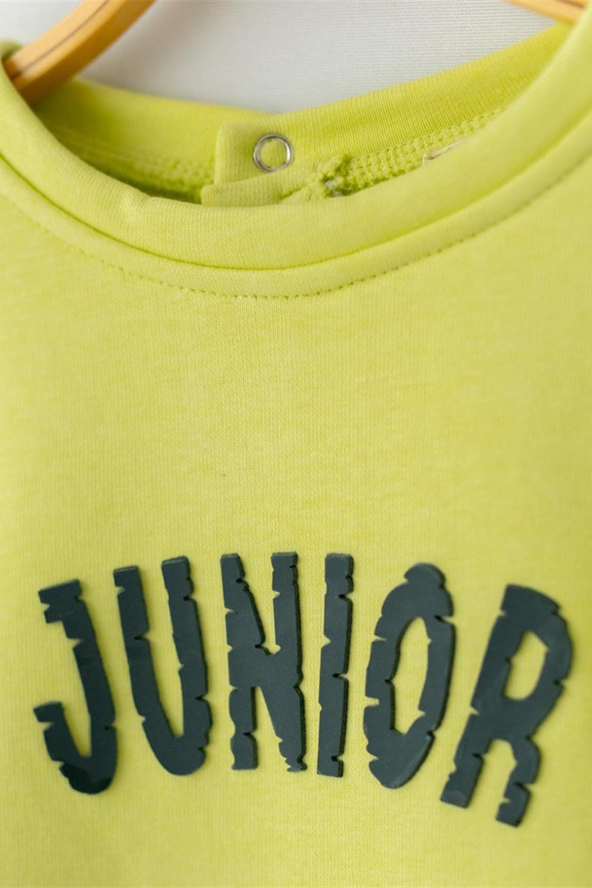 Junior 3D Baskılı Sweatshirt Çok Renkli