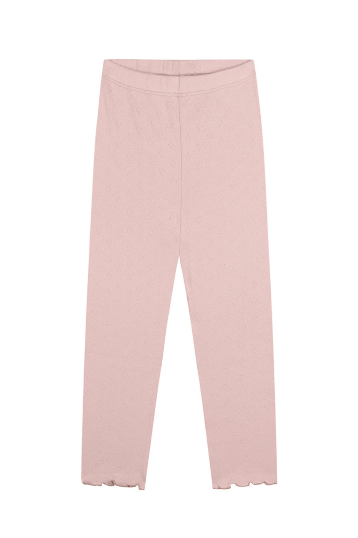 Antebies / Kalp Jakar Uzun Kollu Pijama Takımı Pembe