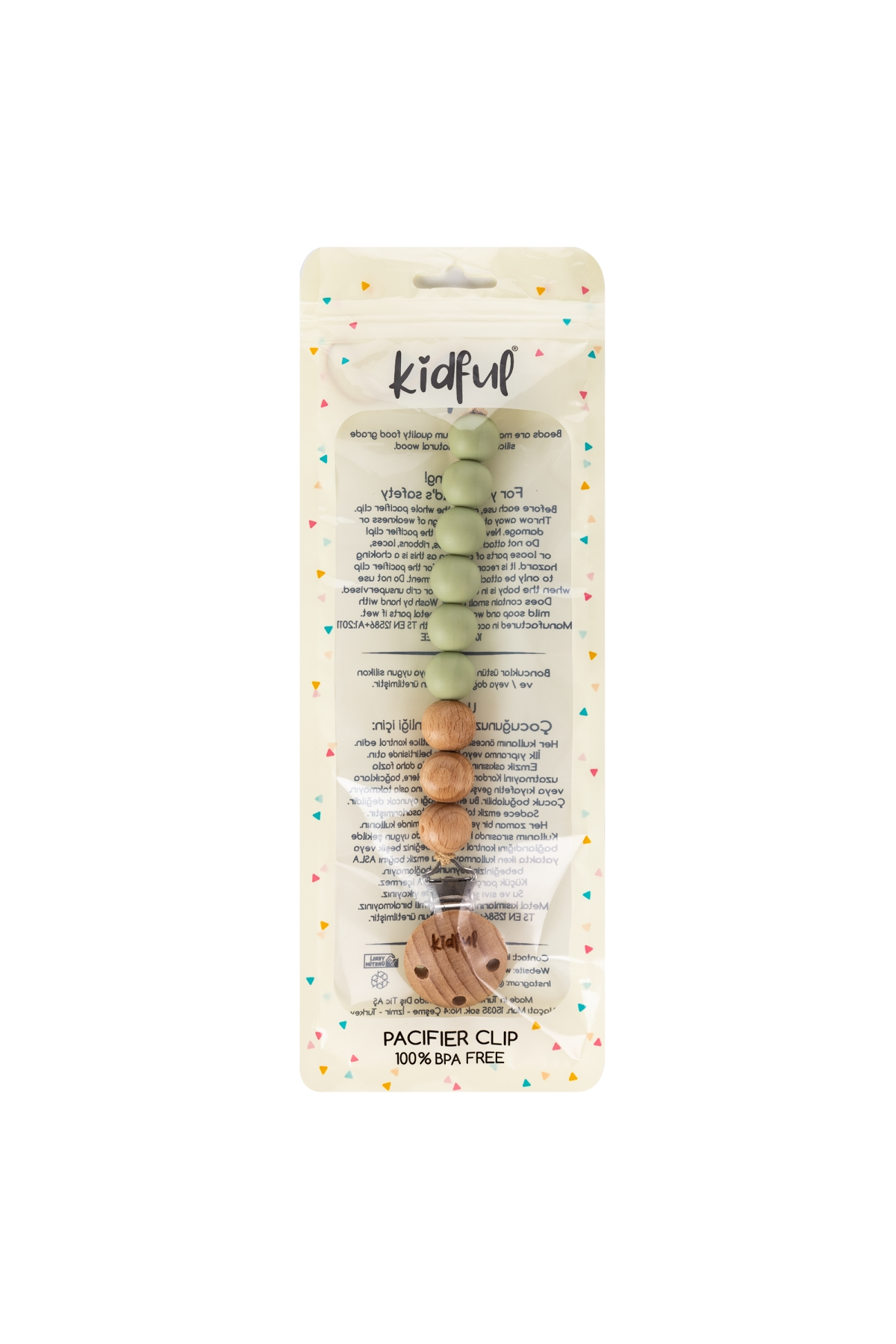 Kidful Boncuk Emzik Askısı Aloe