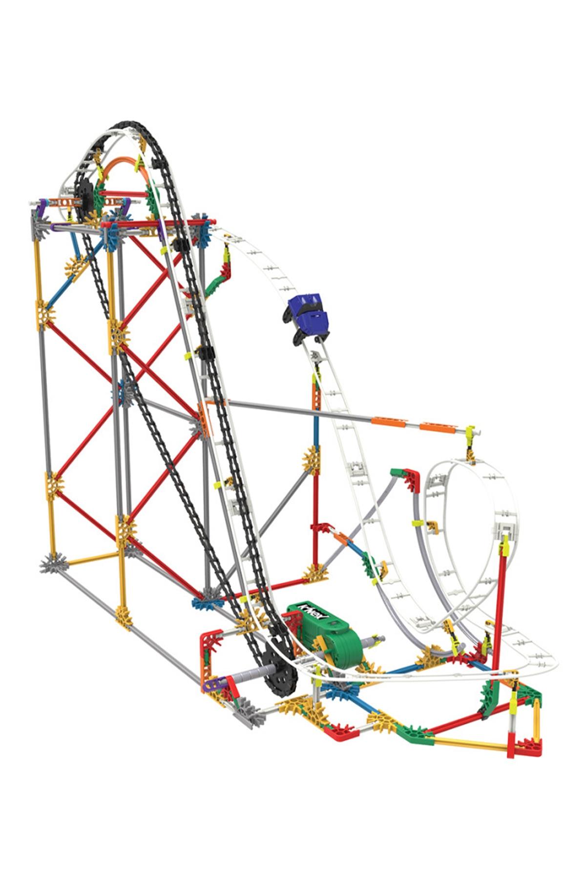 KNEX Blizzard Blast Roller Coaster Set ( Motorlu ) Çok Renkli