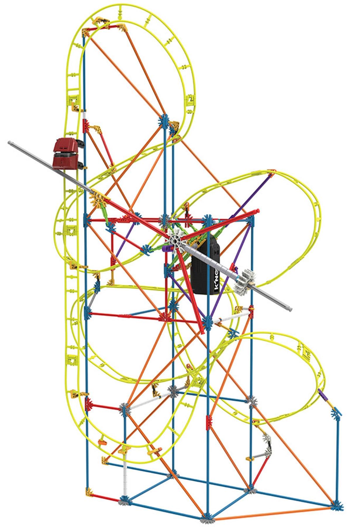KNEX Clock Work Roller Coaster Set ( Motorlu ) Çok Renkli