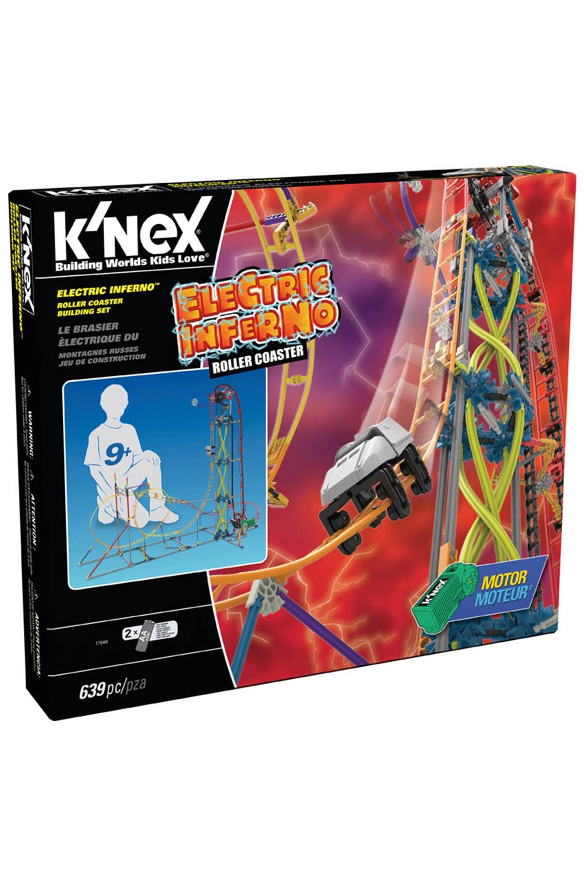 KNEX Electrsc Inferno Roller Coaster Set ( Motorlu ) Çok Renkli