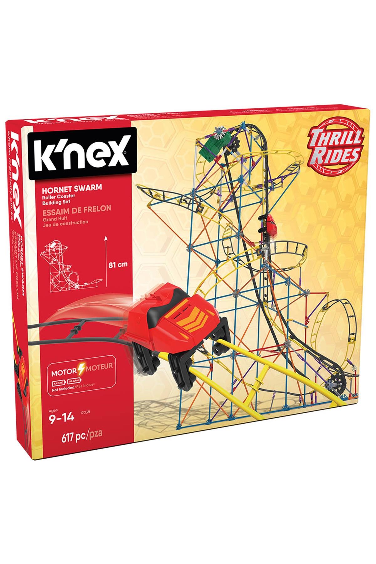 KNEX Hornet Swarm Roller Coaster Set ( Motorlu ) Çok Renkli