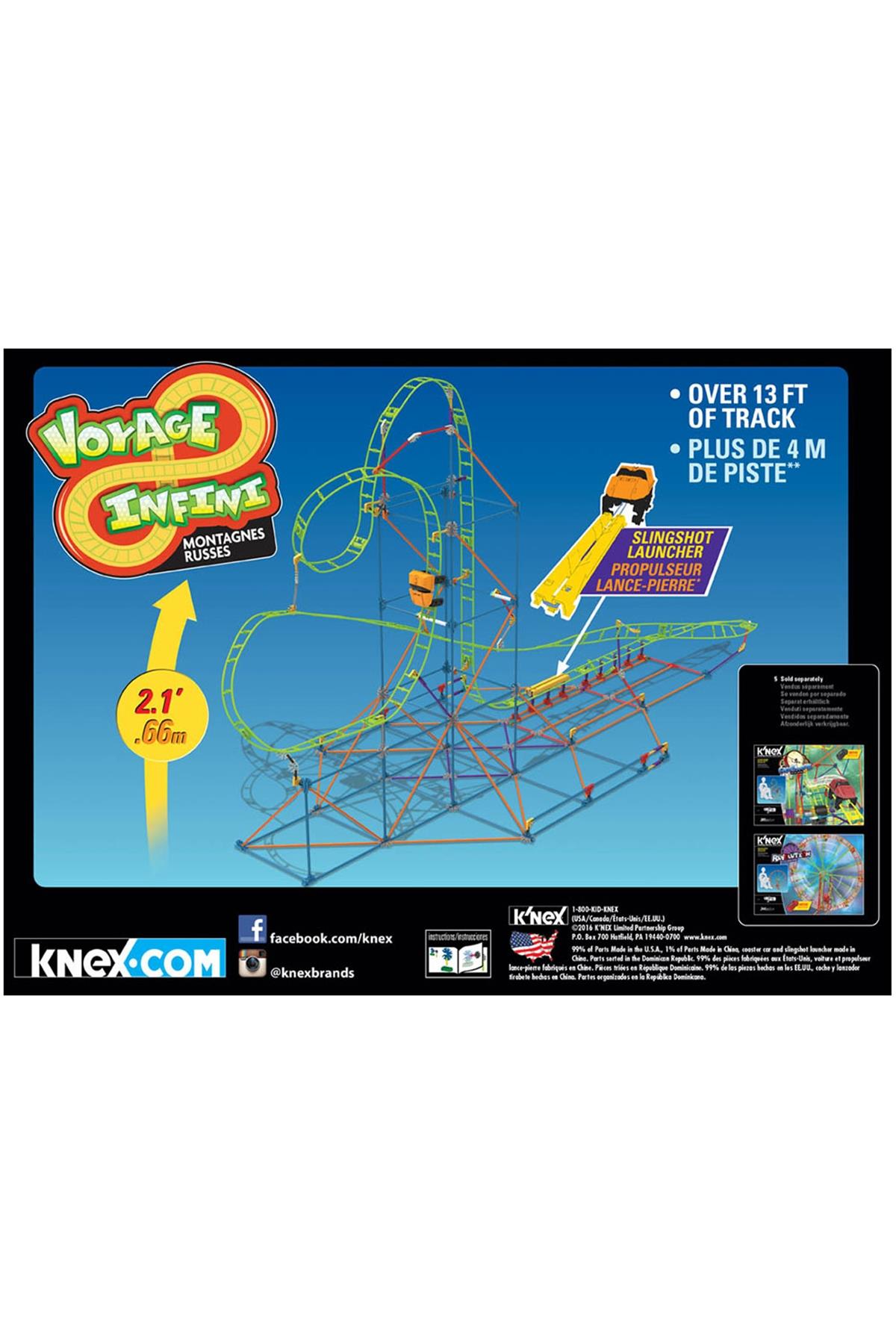 KNEX Infinite Journey Roller Coaster Set Çok Renkli
