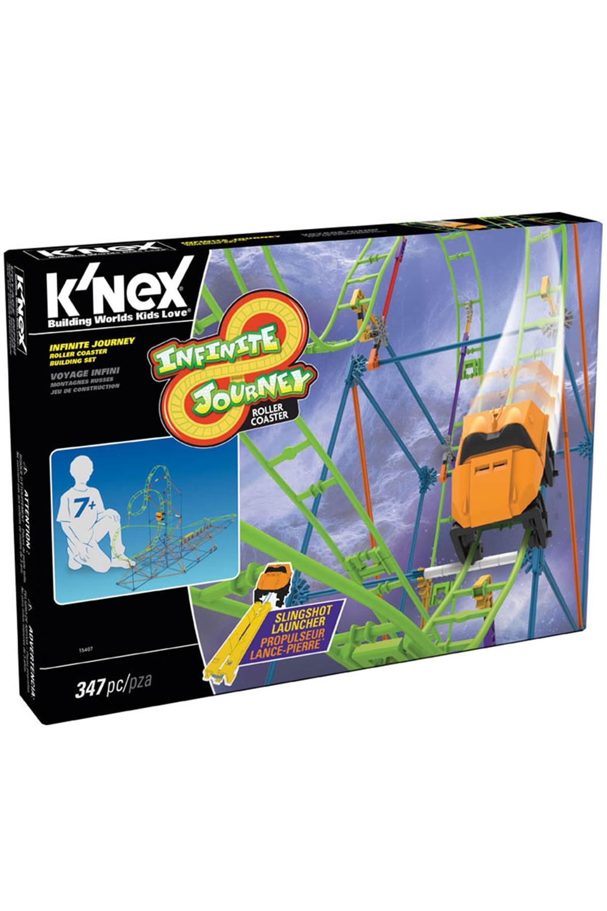 KNEX Infinite Journey Roller Coaster Set Çok Renkli