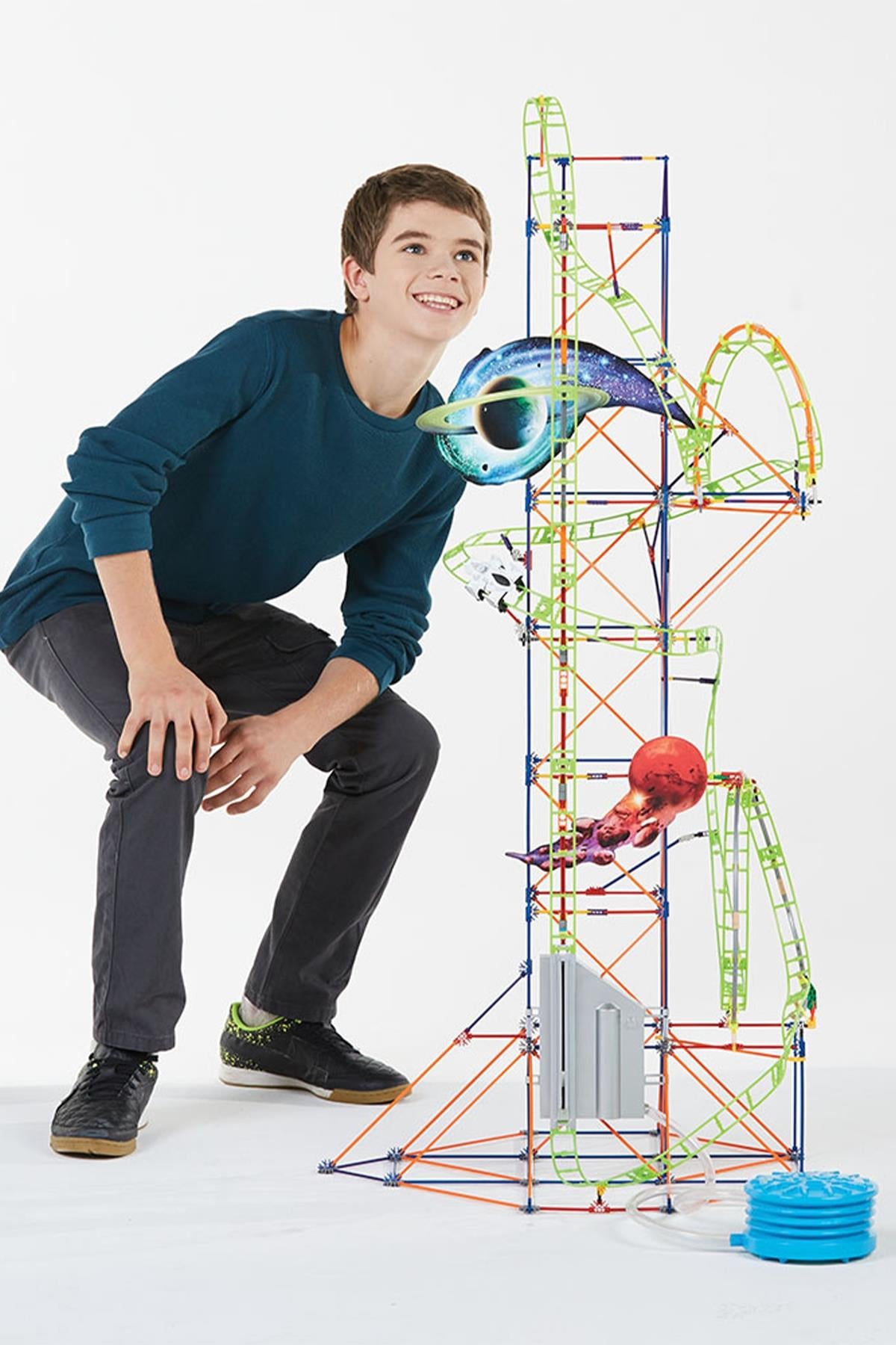 KNEX Lunar Launch Roller Coaster Set (Motorlu) Çok Renkli