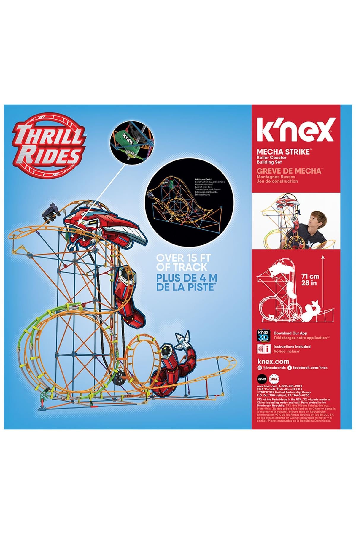KNEX Mecha Strike (Motorlu) Çok Renkli