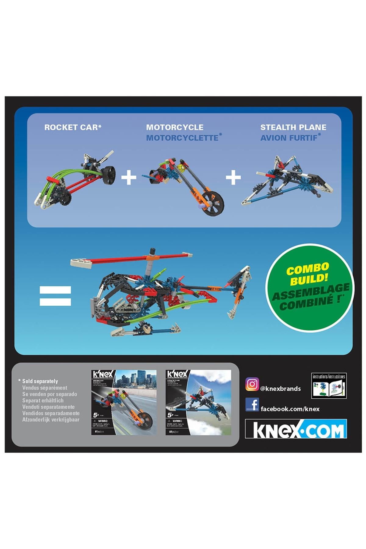 KNEX Rocket Car Çok Renkli