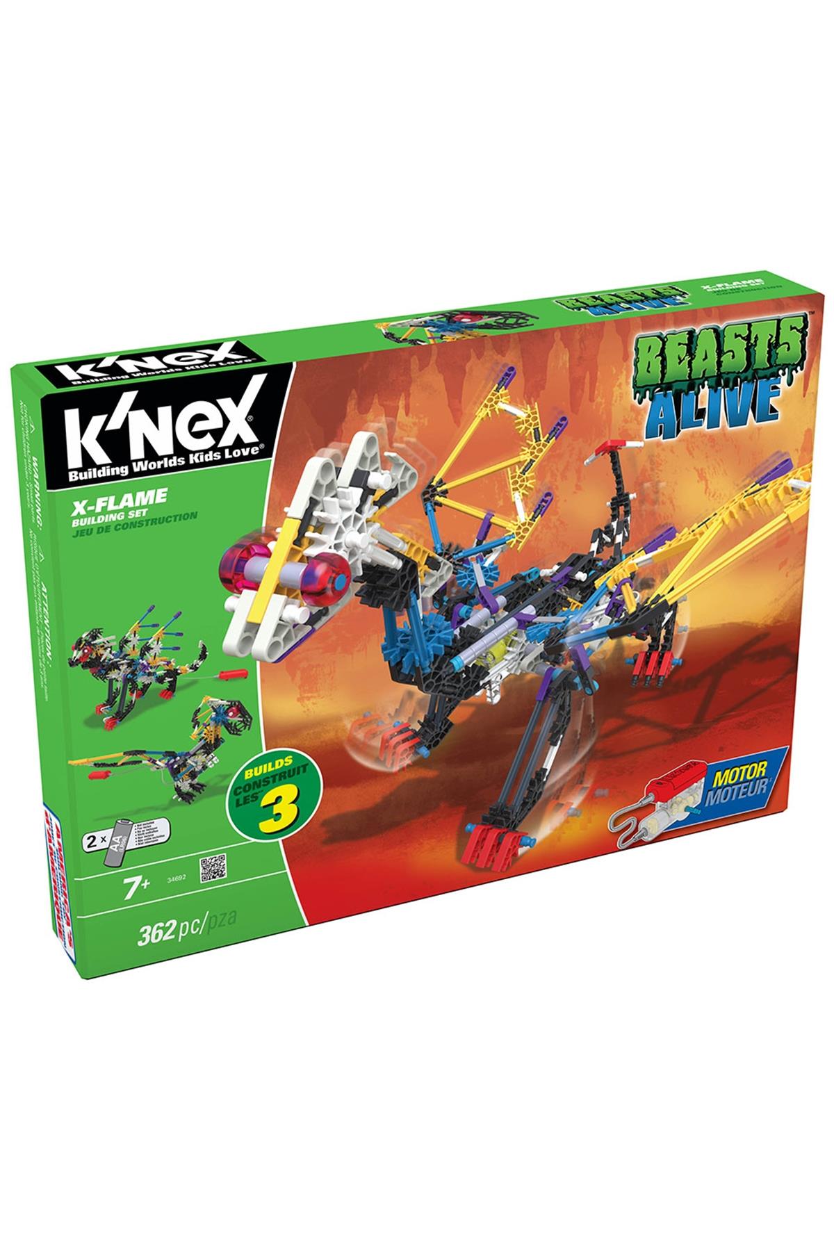 KNEX X-Flame Yapım Seti ( Motorlu ) Çok Renkli
