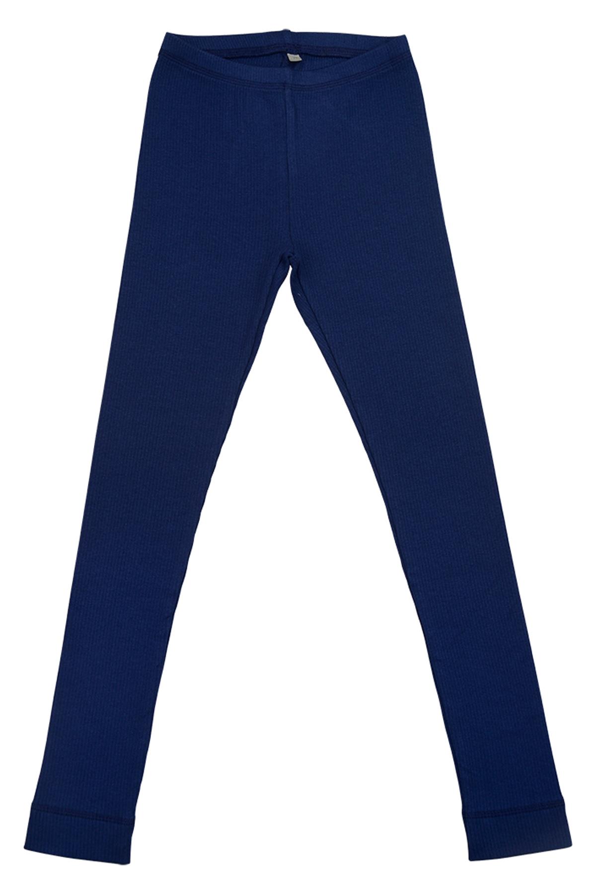 KOALAV - KENDİNDEN FİTİLLİ, UZUN KOLLU ALT ÜST TAKIM Navy