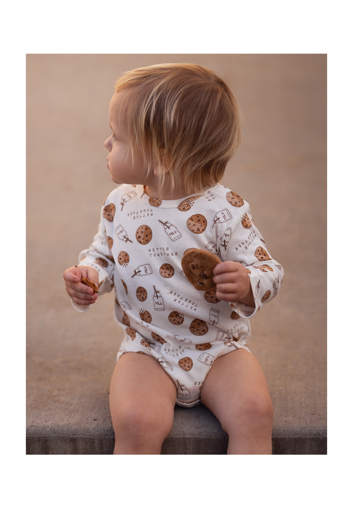 Antebies / Kurabiye Canavarı Uzun Kollu Body Pantolon Set Kahve