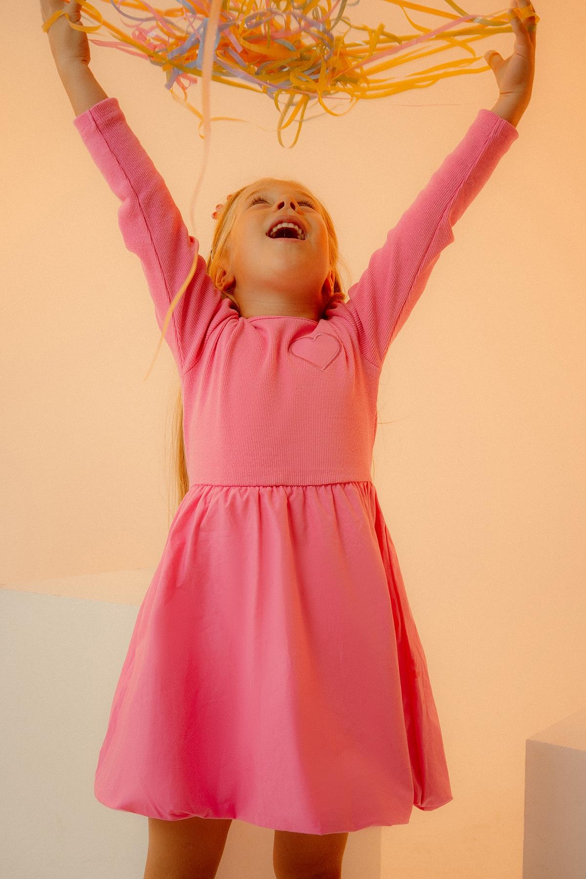 Lavra Studio / BALLOON ELBİSE Pembe
