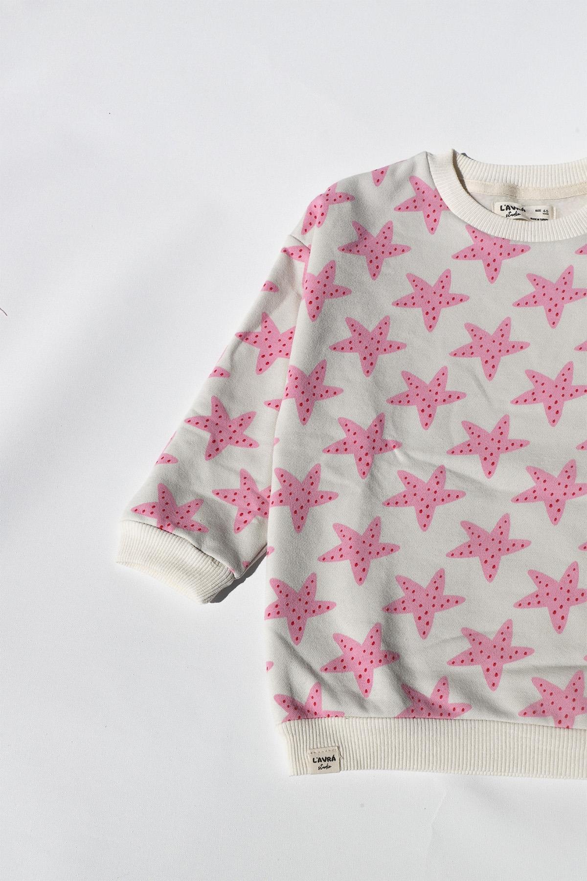 Lavra Studio / MAGGIE SWEATSHIRT EkruPembe