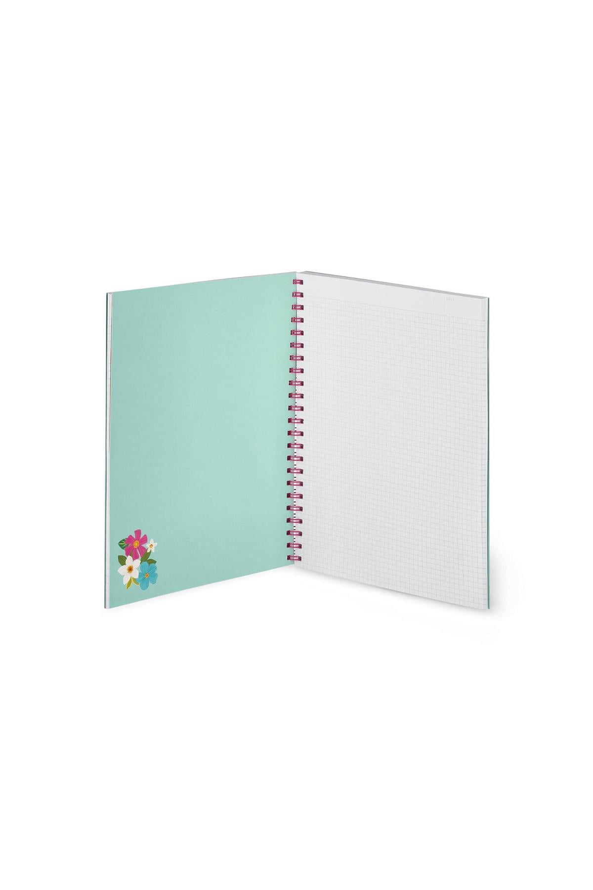 Legami / DEFTER-LG OKUL DEF TRIO SPIRALLI FLOWERS Çok Renkli