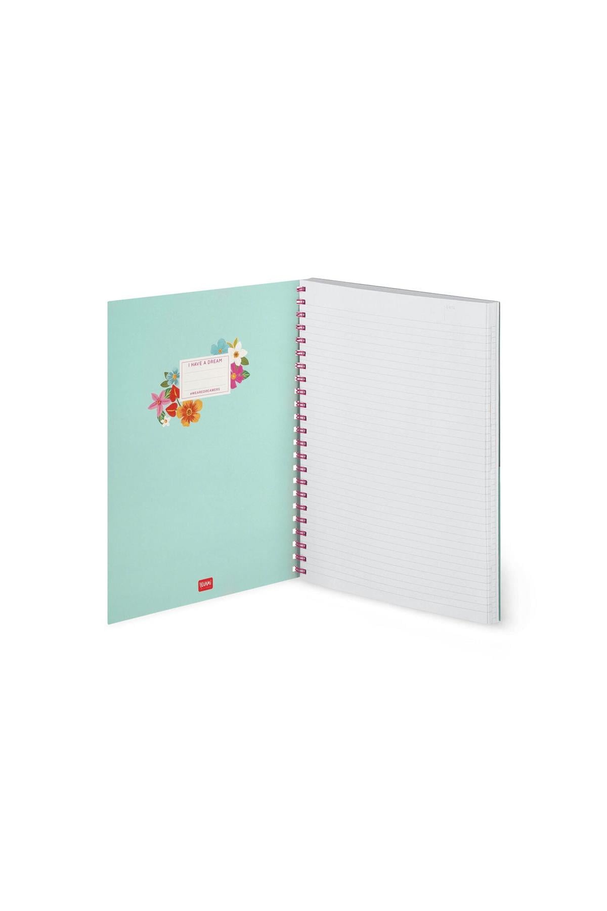 Legami / DEFTER-LG OKUL DEF TRIO SPIRALLI FLOWERS Çok Renkli