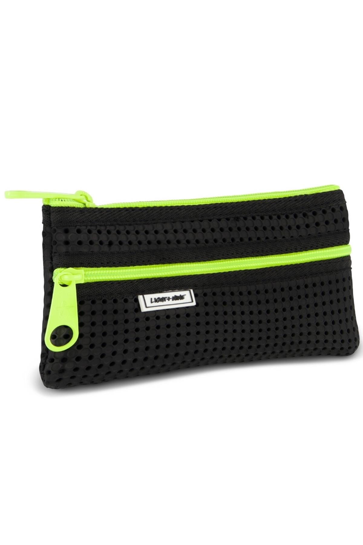 LIGHT PLUS NINE Flat Kalem Kutusu / Neon Lime Çok Renkli