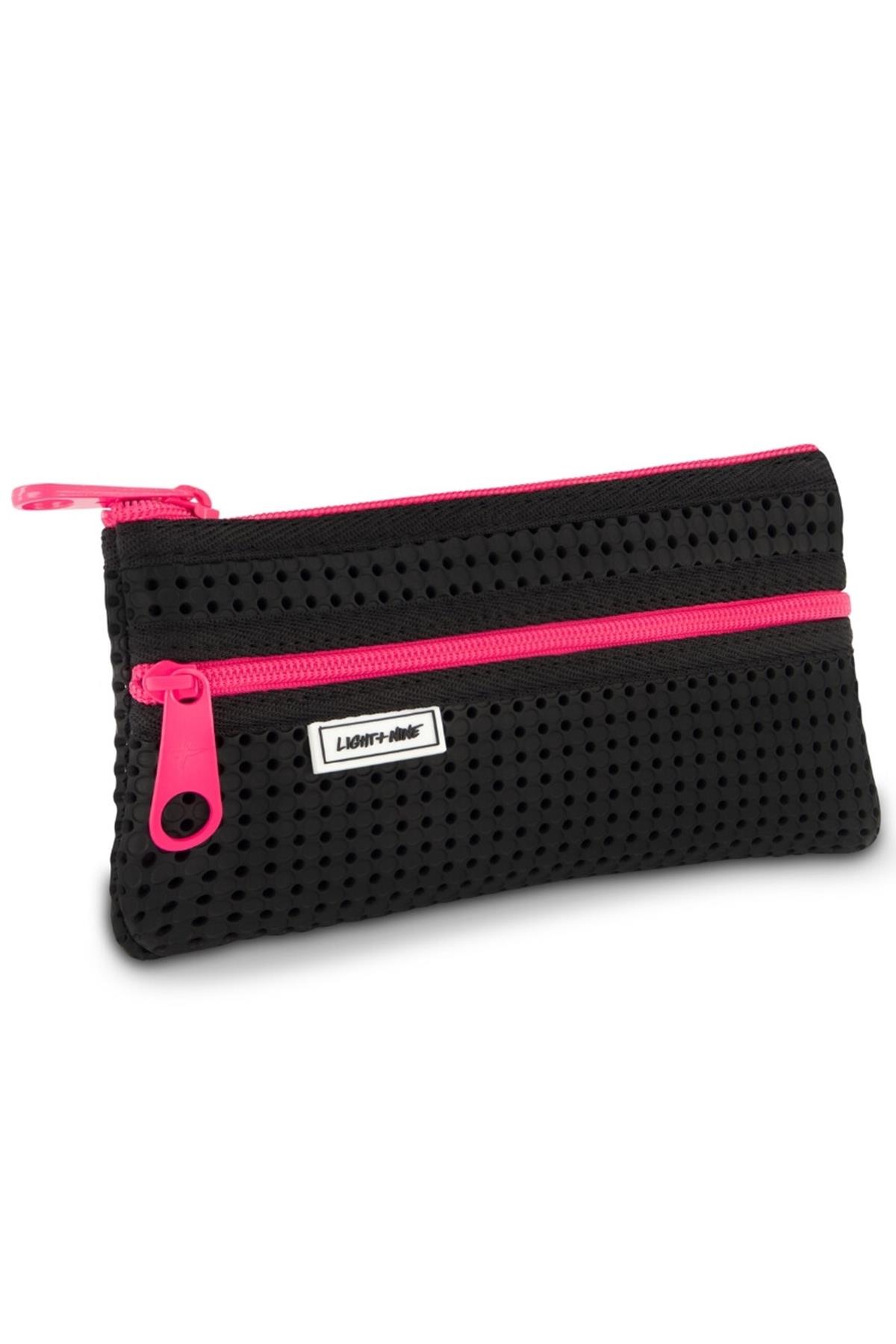 LIGHT PLUS NINE Flat Kalem Kutusu / Neon Pink Çok Renkli