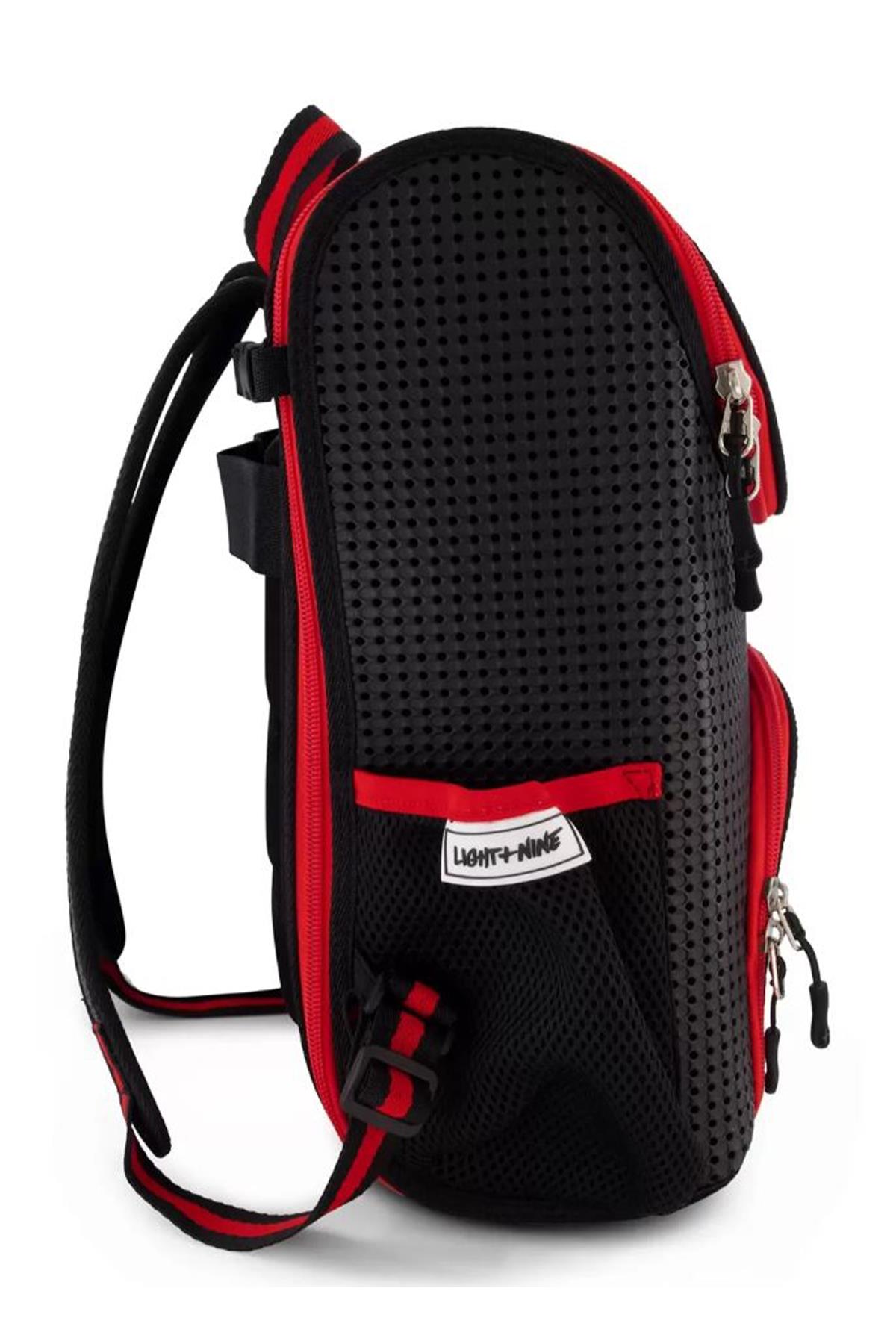 LIGHT PLUS NINE OKUL ÇANTASI  /  Red Classic Çok Renkli