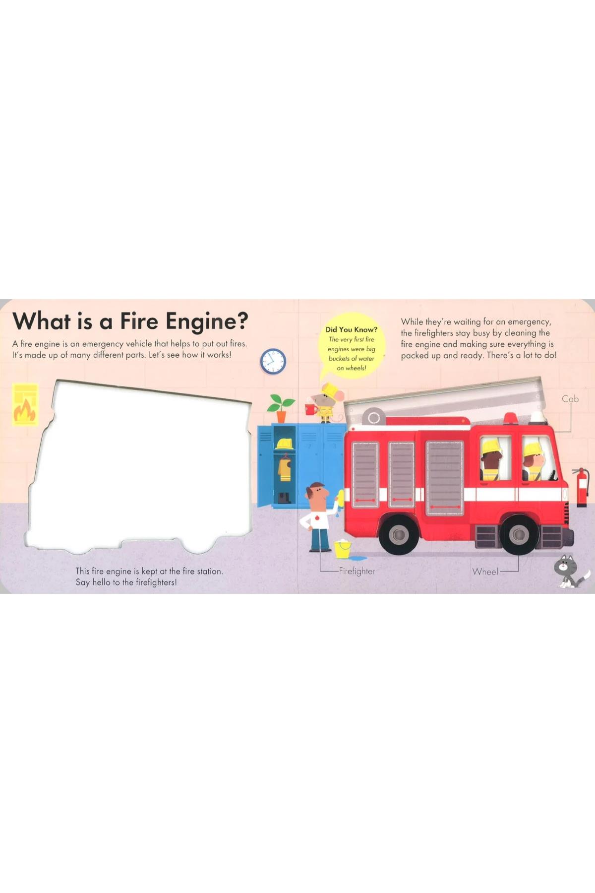 Little Tiger / How it Works - Fire Engine Çok Renkli