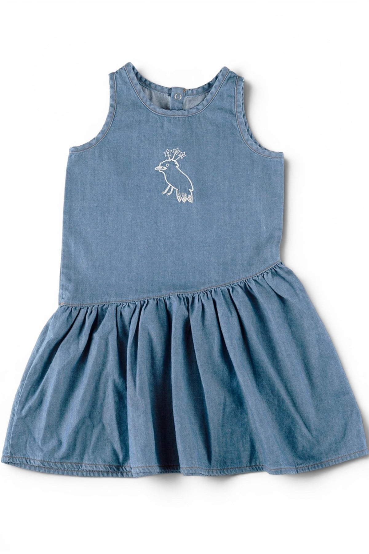 Little Yucca / Light İnce Denim Elbise Denim