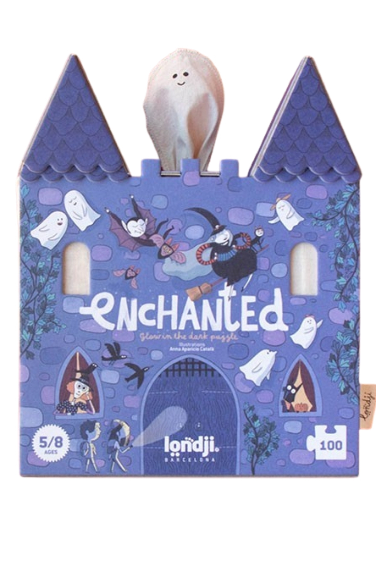 Londji Enchanted Karanlıkta Parlayan Çift Taraflı Puzzle Çok Renkli