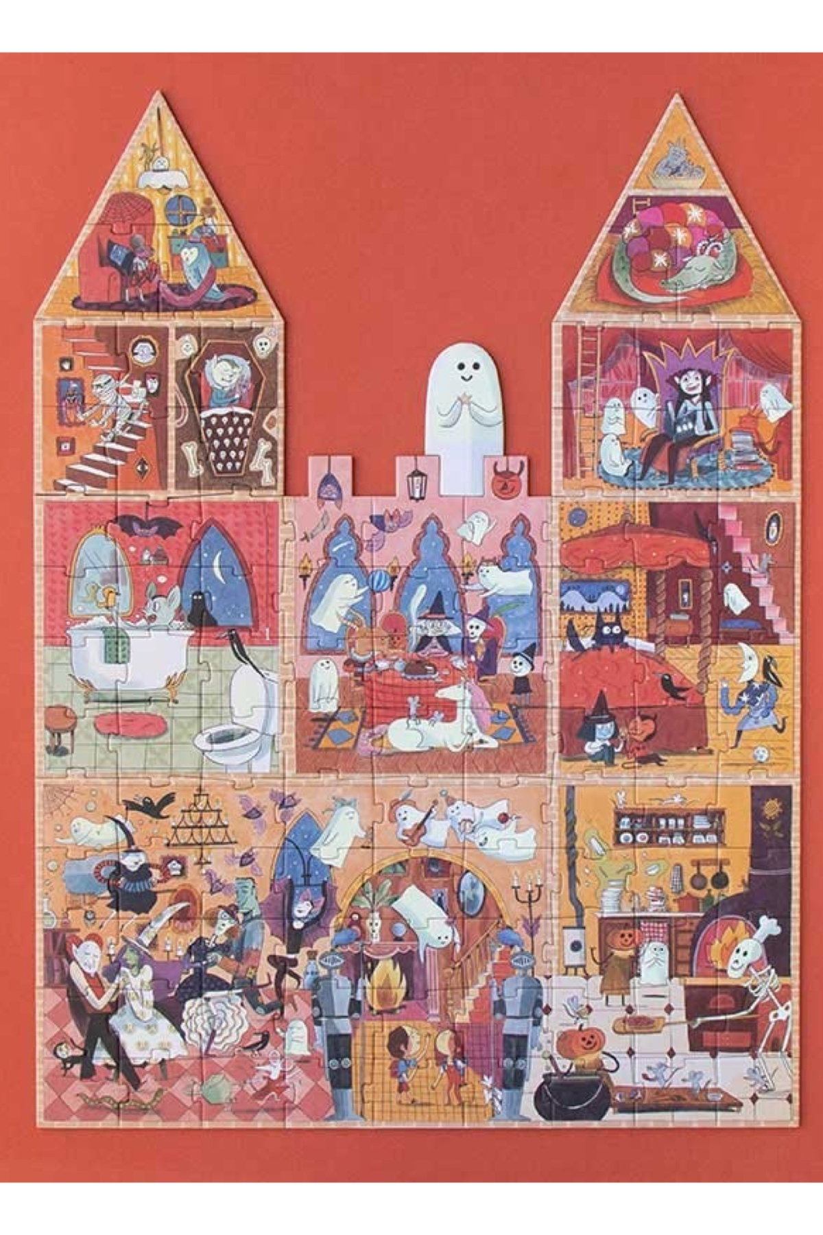 Londji Enchanted Karanlıkta Parlayan Çift Taraflı Puzzle Çok Renkli