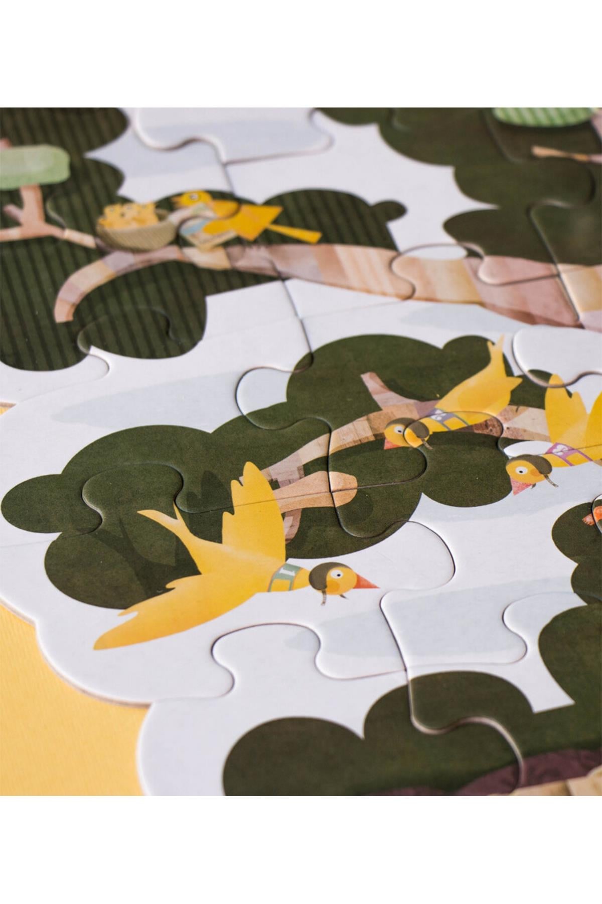 LONDJI  Lonji Puzzle - My Tree Çok Renkli