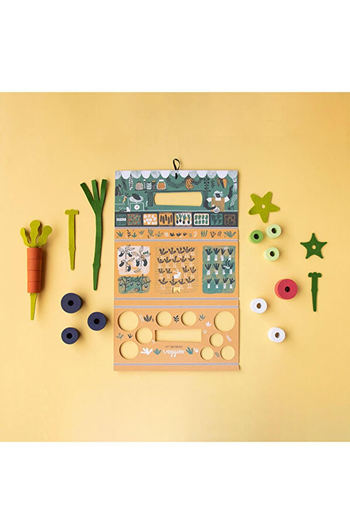 LONDJI Lonji Wooden Toys - Veggies Çok Renkli