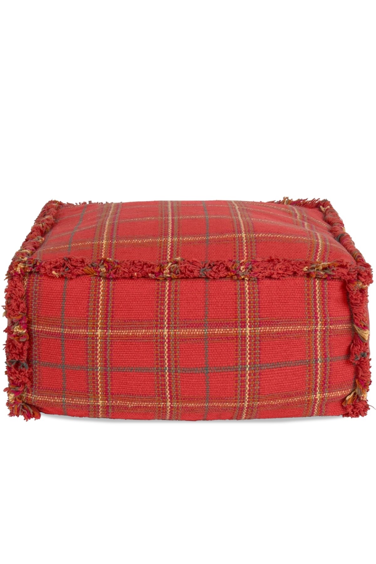 Lorena Canals / Çocuk Odası Pufu, Tartan Mapple Red Kırmızı
