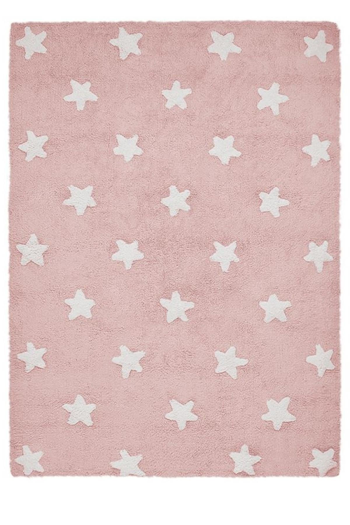 Lorena Canals / Halı, Stars Pink/White Std