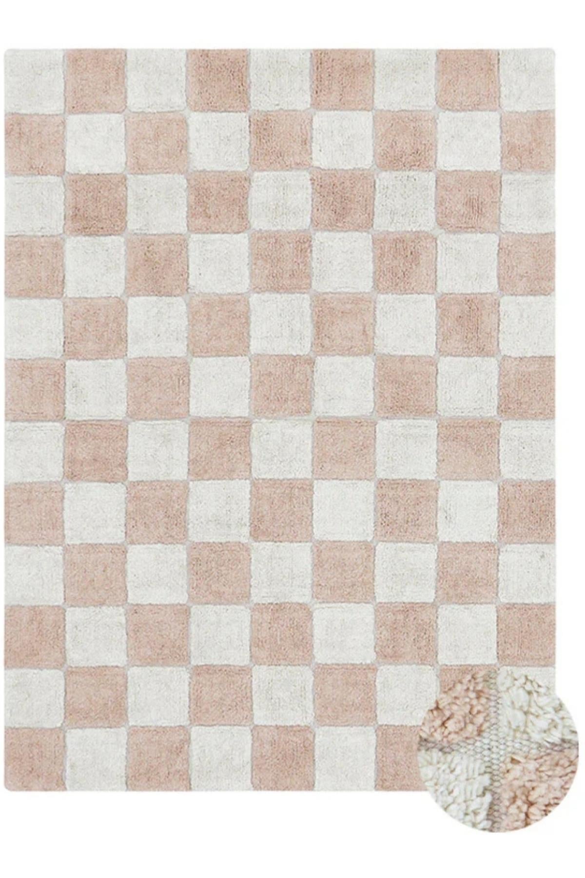 Lorena Canals / Kitchen Tiles Rose Halı KremPudra